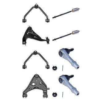 Dorman® - OE Solutions™ Front Lower and Upper Control Arm with Ball Joint and Tie Rod End Kit