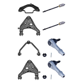 Dorman® - OE Solutions™ Front Lower and Upper Control Arm with Ball Joint and Tie Rod End Kit