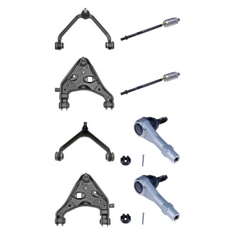 Dorman® - OE Solutions™ Front Lower and Upper Control Arm with Ball Joint and Tie Rod End Kit