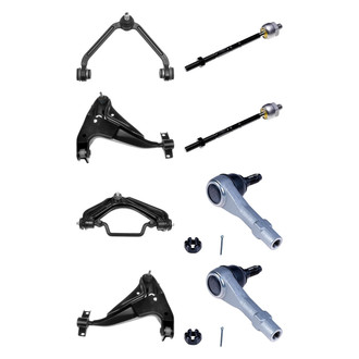 Dorman® - OE Solutions™ Front Lower and Upper Control Arm with Ball Joint and Tie Rod End Kit