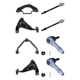 Dorman® - OE Solutions™ Front Lower and Upper Control Arm with Ball Joint and Tie Rod End Kit