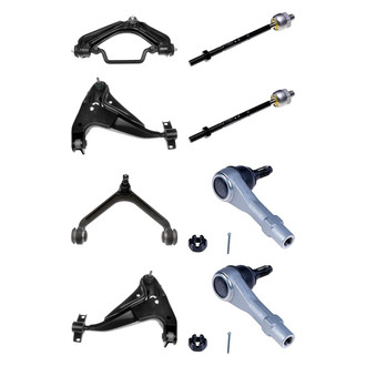 Dorman® - OE Solutions™ Front Lower and Upper Control Arm with Ball Joint and Tie Rod End Kit