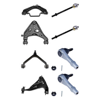 Dorman® - OE Solutions™ Front Lower and Upper Control Arm with Ball Joint and Tie Rod End Kit