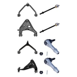Dorman® - OE Solutions™ Front Lower and Upper Control Arm with Ball Joint and Tie Rod End Kit