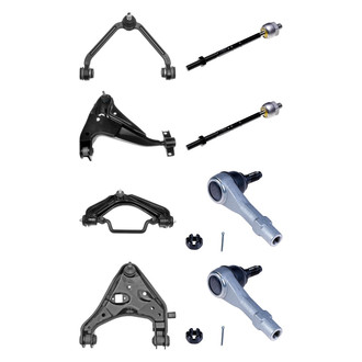 Dorman® - OE Solutions™ Front Lower and Upper Control Arm with Ball Joint and Tie Rod End Kit