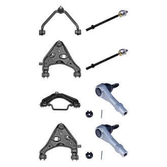 Dorman® - OE Solutions™ Front Lower and Upper Control Arm with Ball Joint and Tie Rod End Kit