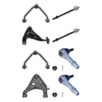 Dorman® - OE Solutions™ Front Lower and Upper Control Arm with Ball Joint and Tie Rod End Kit