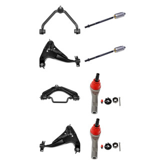 Dorman® - OE Solutions™ Front Lower and Upper Control Arm with Ball Joint and Tie Rod End Kit
