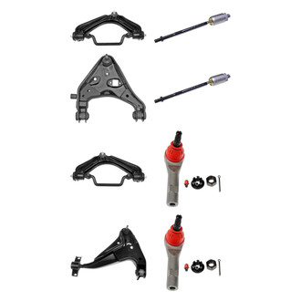 Dorman® - OE Solutions™ Front Lower and Upper Control Arm with Ball Joint and Tie Rod End Kit