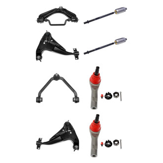 Dorman® - OE Solutions™ Front Lower and Upper Control Arm with Ball Joint and Tie Rod End Kit
