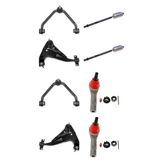 Dorman® - OE Solutions™ Front Lower and Upper Control Arm with Ball Joint and Tie Rod End Kit