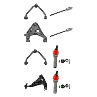 Dorman® - OE Solutions™ Front Lower and Upper Control Arm with Ball Joint and Tie Rod End Kit