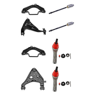 Dorman® - OE Solutions™ Front Lower and Upper Control Arm with Ball Joint and Tie Rod End Kit