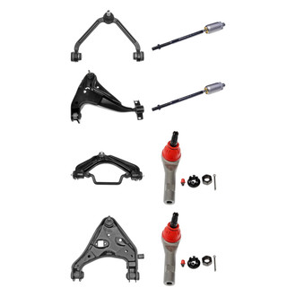 Dorman® - OE Solutions™ Front Lower and Upper Control Arm with Ball Joint and Tie Rod End Kit