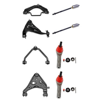 Dorman® - OE Solutions™ Front Lower and Upper Control Arm with Ball Joint and Tie Rod End Kit