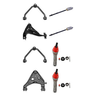 Dorman® - OE Solutions™ Front Lower and Upper Control Arm with Ball Joint and Tie Rod End Kit