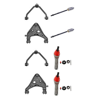 Dorman® - OE Solutions™ Front Lower and Upper Control Arm with Ball Joint and Tie Rod End Kit