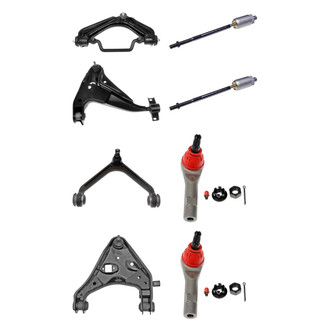 Dorman® - OE Solutions™ Front Lower and Upper Control Arm with Ball Joint and Tie Rod End Kit