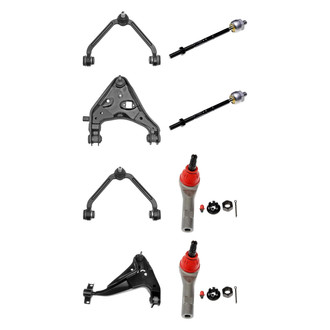 Dorman® - OE Solutions™ Front Lower and Upper Control Arm with Ball Joint and Tie Rod End Kit