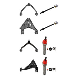 Dorman® - OE Solutions™ Front Lower and Upper Control Arm with Ball Joint and Tie Rod End Kit