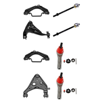 Dorman® - OE Solutions™ Front Lower and Upper Control Arm with Ball Joint and Tie Rod End Kit
