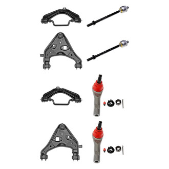 Dorman® - OE Solutions™ Front Lower and Upper Control Arm with Ball Joint and Tie Rod End Kit