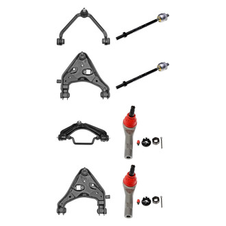 Dorman® - OE Solutions™ Front Lower and Upper Control Arm with Ball Joint and Tie Rod End Kit