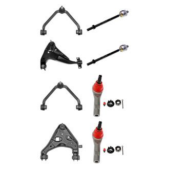 Dorman® - OE Solutions™ Front Lower and Upper Control Arm with Ball Joint and Tie Rod End Kit