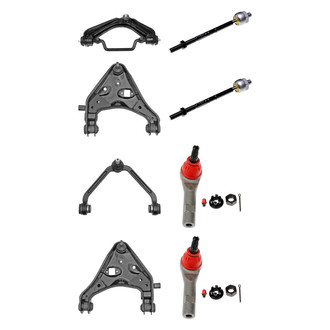 Dorman® - OE Solutions™ Front Lower and Upper Control Arm with Ball Joint and Tie Rod End Kit