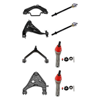 Dorman® - OE Solutions™ Front Lower and Upper Control Arm with Ball Joint and Tie Rod End Kit