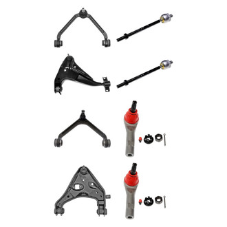 Dorman® - OE Solutions™ Front Lower and Upper Control Arm with Ball Joint and Tie Rod End Kit