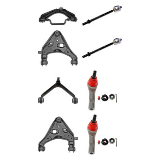 Dorman® - OE Solutions™ Front Lower and Upper Control Arm with Ball Joint and Tie Rod End Kit