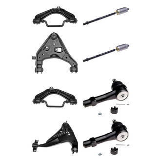 Dorman® - OE Solutions™ Front Lower and Upper Control Arm with Ball Joint and Tie Rod End Kit