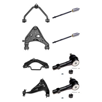 Dorman® - OE Solutions™ Front Lower and Upper Control Arm with Ball Joint and Tie Rod End Kit