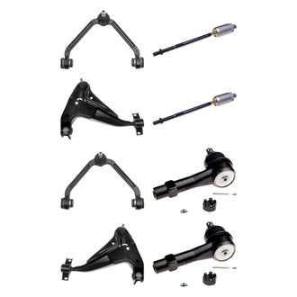 Dorman® - OE Solutions™ Front Lower and Upper Control Arm with Ball Joint and Tie Rod End Kit