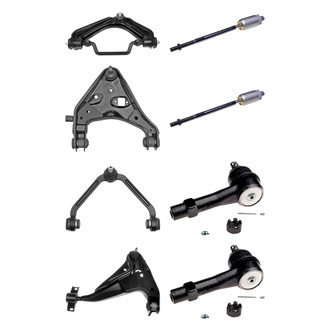 Dorman® - OE Solutions™ Front Lower and Upper Control Arm with Ball Joint and Tie Rod End Kit