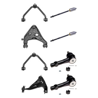 Dorman® - OE Solutions™ Front Lower and Upper Control Arm with Ball Joint and Tie Rod End Kit