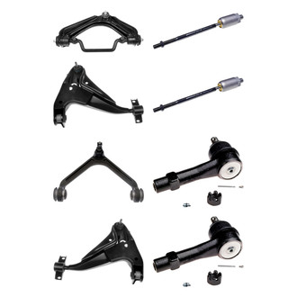 Dorman® - OE Solutions™ Front Lower and Upper Control Arm with Ball Joint and Tie Rod End Kit