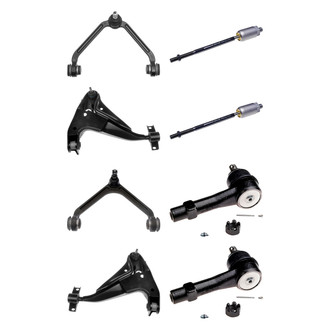 Dorman® - OE Solutions™ Front Lower and Upper Control Arm with Ball Joint and Tie Rod End Kit