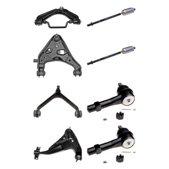 Dorman® - OE Solutions™ Front Lower and Upper Control Arm with Ball Joint and Tie Rod End Kit