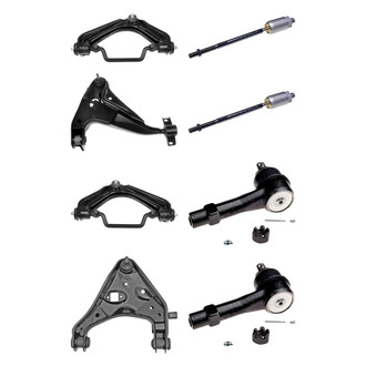 Dorman® - OE Solutions™ Front Lower and Upper Control Arm with Ball Joint and Tie Rod End Kit