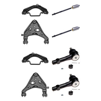 Dorman® - OE Solutions™ Front Lower and Upper Control Arm with Ball Joint and Tie Rod End Kit