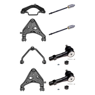 Dorman® - OE Solutions™ Front Lower and Upper Control Arm with Ball Joint and Tie Rod End Kit
