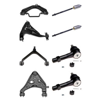 Dorman® - OE Solutions™ Front Lower and Upper Control Arm with Ball Joint and Tie Rod End Kit