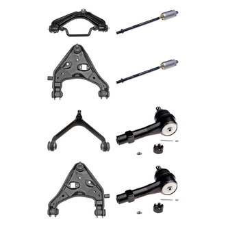 Dorman® - OE Solutions™ Front Lower and Upper Control Arm with Ball Joint and Tie Rod End Kit
