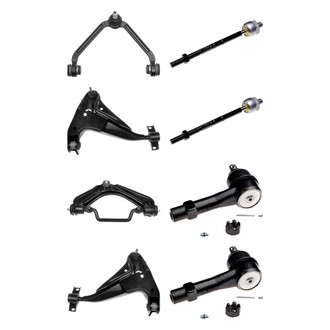 Dorman® - OE Solutions™ Front Lower and Upper Control Arm with Ball Joint and Tie Rod End Kit