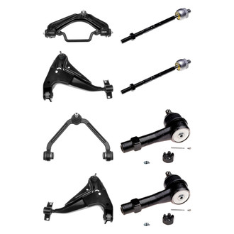 Dorman® - OE Solutions™ Front Lower and Upper Control Arm with Ball Joint and Tie Rod End Kit