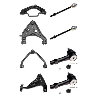 Dorman® - OE Solutions™ Front Lower and Upper Control Arm with Ball Joint and Tie Rod End Kit