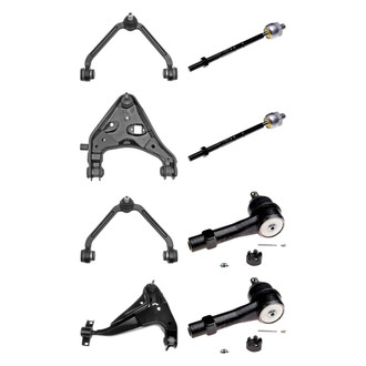 Dorman® - OE Solutions™ Front Lower and Upper Control Arm with Ball Joint and Tie Rod End Kit