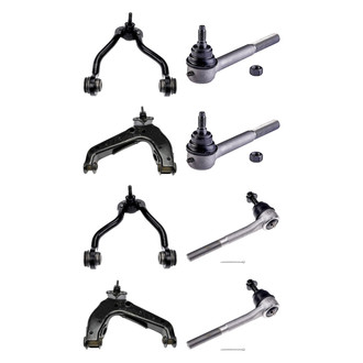 Dorman® - OE Solutions™ Front Lower and Upper Control Arm with Ball Joint and Tie Rod End Kit